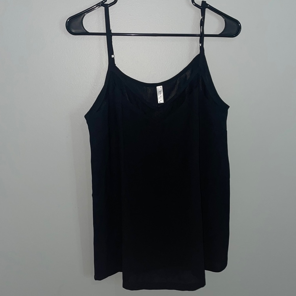 Women’s black tank top